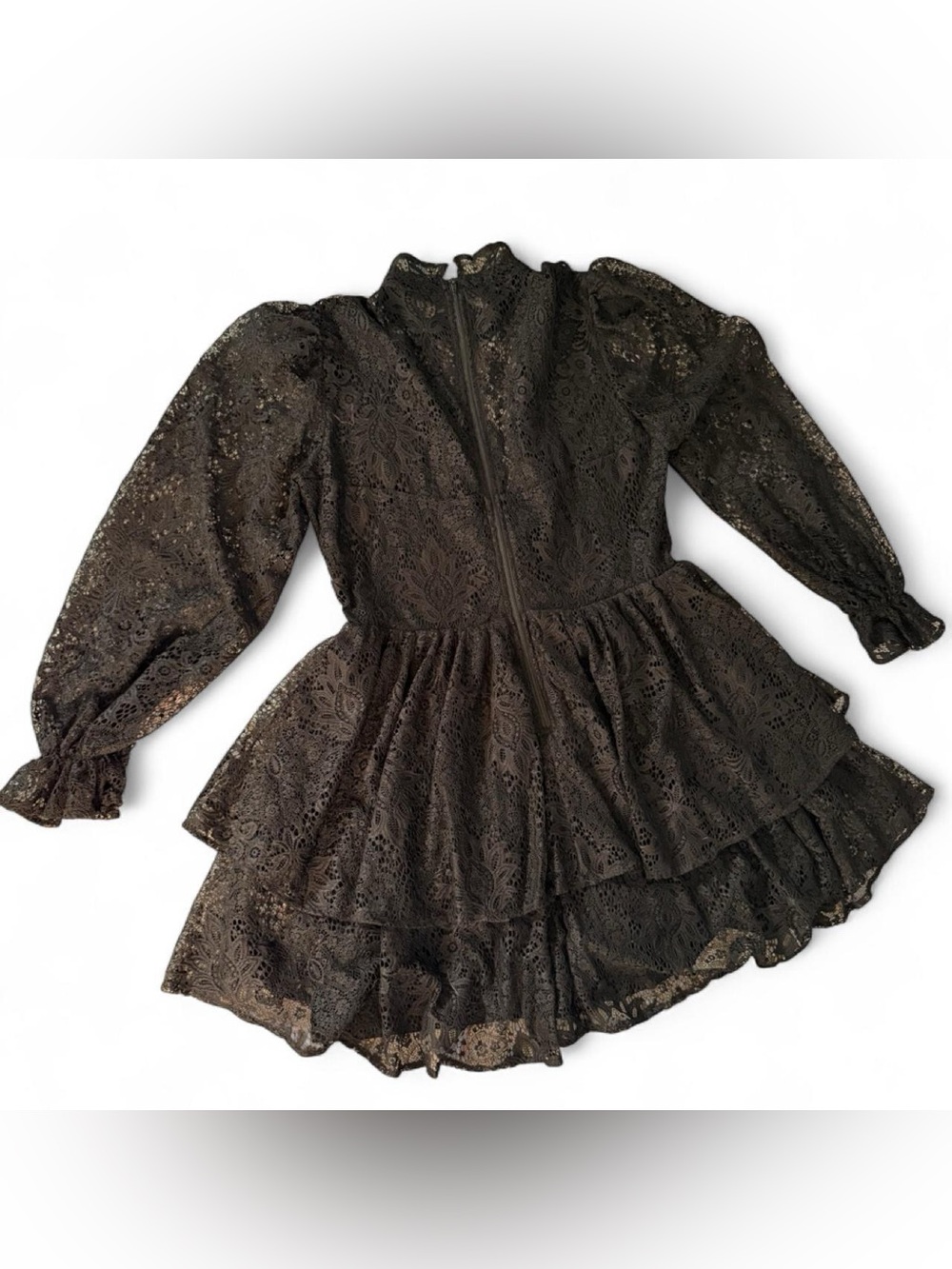 BlackMilk Immortal Lace Tier Dress 🖤 Goth Fairy Witchy Cottagecore - Picture 5 of 8